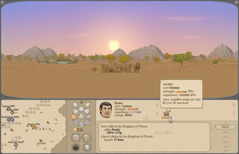 Think forty years in the desert is tough, Moses? You should try playing this one.