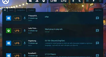 Looking for a group to play Overwatch with? Why not check out these tools