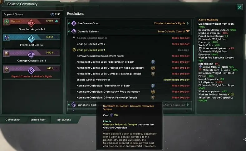 Becoming a Custodian in Stellaris: Nemesis Grants You Extra Powers to Stop the Crisis