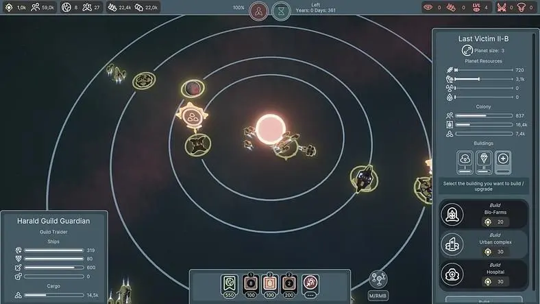 Solar Wave is a cosmic opera 4X game with "indirect control" arriving in 2025