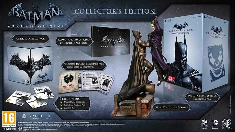 Batman: Arkham Origins Collector's Edition includes 30cm statue, not for PC