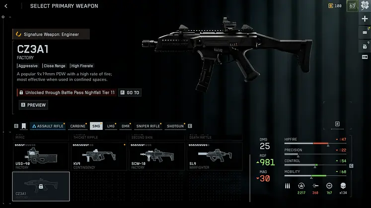 Battlefield 6 Weapons List: Every Gun You Can Unlock - Season 2: Nightfall