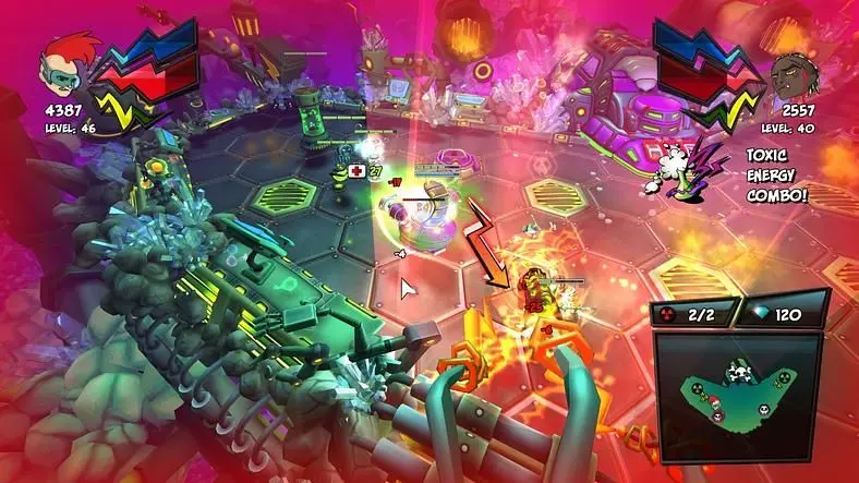 We check out this action-packed brawler mixed with pick-up-and-play tower defence.