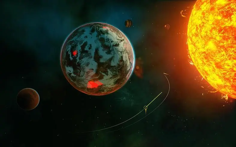 Navigate a procedurally-generated galaxy in the Long Journey Home