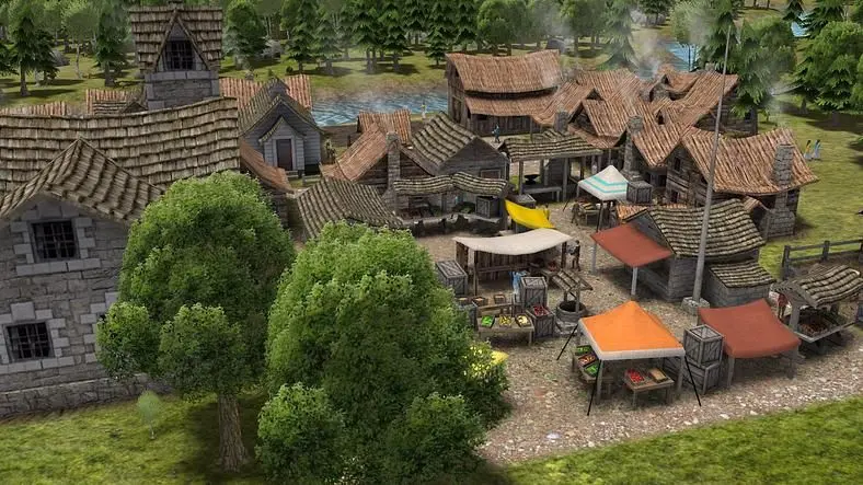 Medieval sandbox city-builder Banished inspired by Anno, Settlers and SimCity