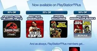 US PlayStation Store gets Jurassic Park: The Game, Red Dead Redemption sale