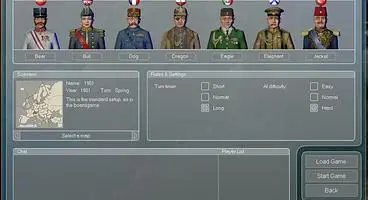 Clauswitz said, war as a "continuation of politics by other means." This was very true of the early part of the 20th century, and it is the subject of Paradox Interactive's latest release, 'Diplomacy' for the Personal Computer.