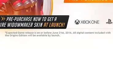 Did Blizzard accidentally drop an Overwatch release date?