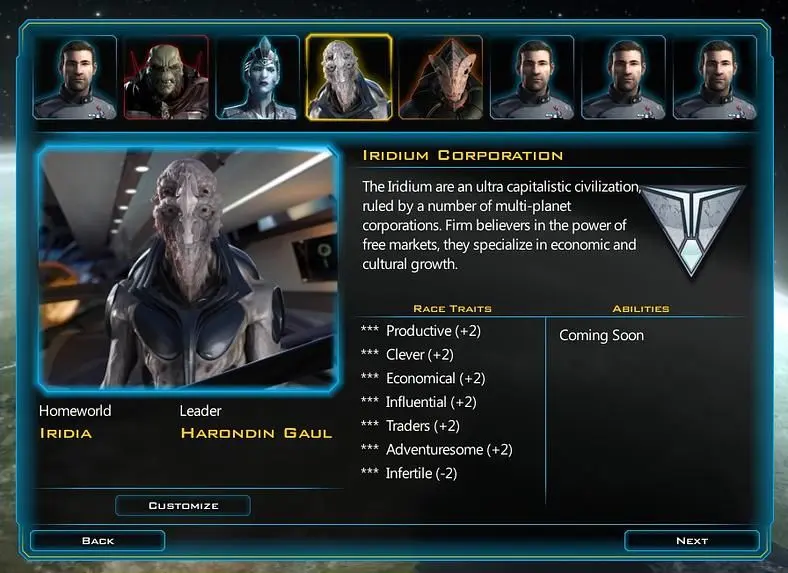 Galactic Civilizations 3 can support 100-faction games
