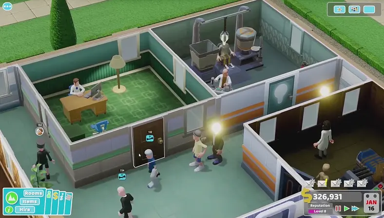 Two Point Hospital Reveals First Extended Gameplay