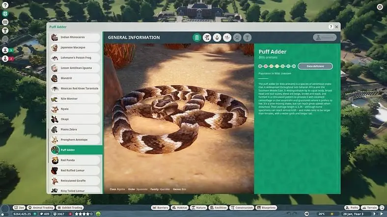 Planet Zoo Animal List - All Animals We Know Of