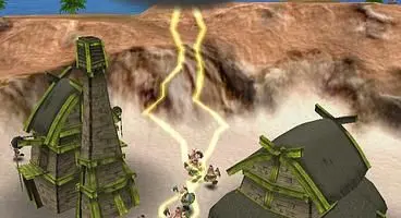 This is a 3D real time strategy game in which you must progressively build units and buildings in order to resist the onslaught of your enemies.