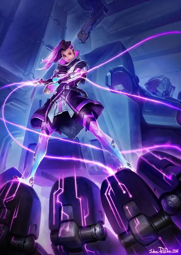 Key Sombra Overwatch Art Leaks Through The Blizzard Store