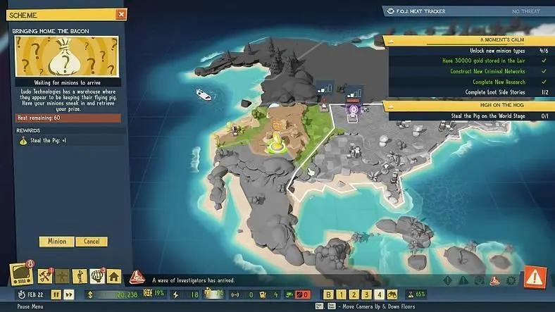 Evil Genius 2 High on the Hog Side Story - How to Complete