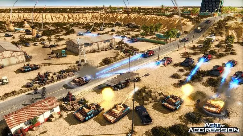 Near-future RTS Act of Aggression gets new website and images