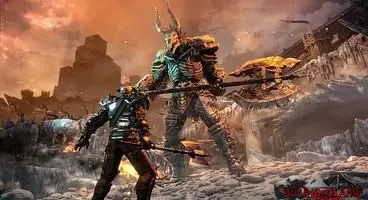 Bound by Flame screenshots feature monsters, axes, undead man with pimp cane