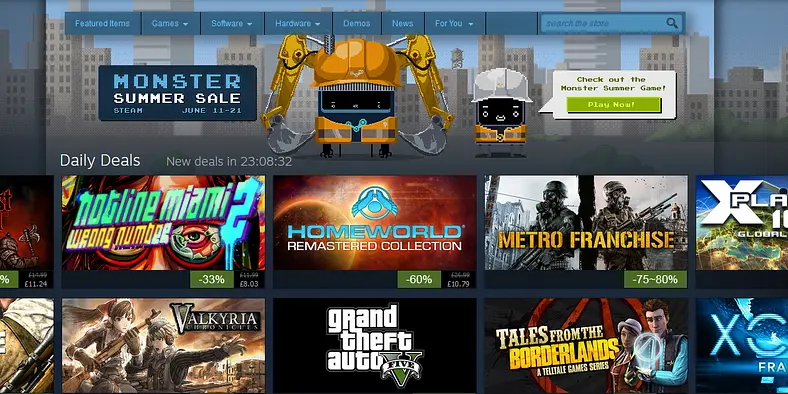 Valve kicks off the 2015 Steam Summer Sale