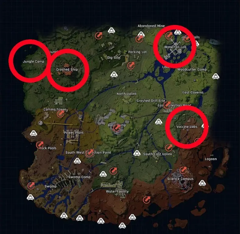 The Cycle: Frontier Biological Sampler Locations