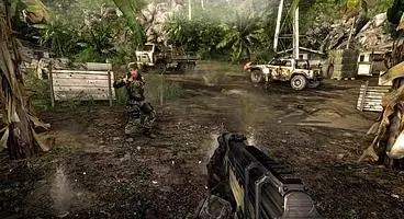 Warhead still commands the top spot when it comes to laying down pixels. You will not find a game that beats Warhead in the graphics department...