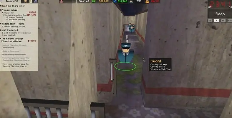 Prison Architect has a secret 3D mode