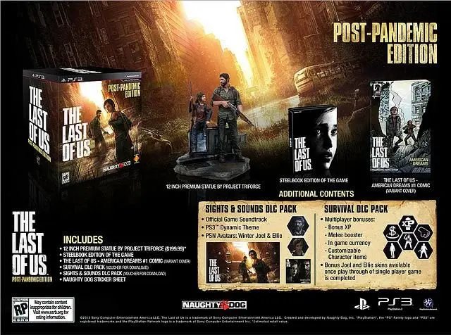 Four Special Editions of The Last of Us announced for US and Europe