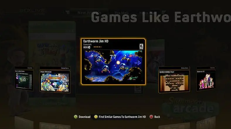 New catalogue browser for Xbox Live called 'Destination Arcade'