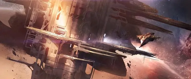 Halo 4 multiplayer map "Warhorse" concept art released