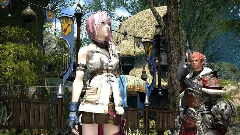 Lightning appears in Final Fantasy XIV: A Realm Reborn for cross-title collaboration