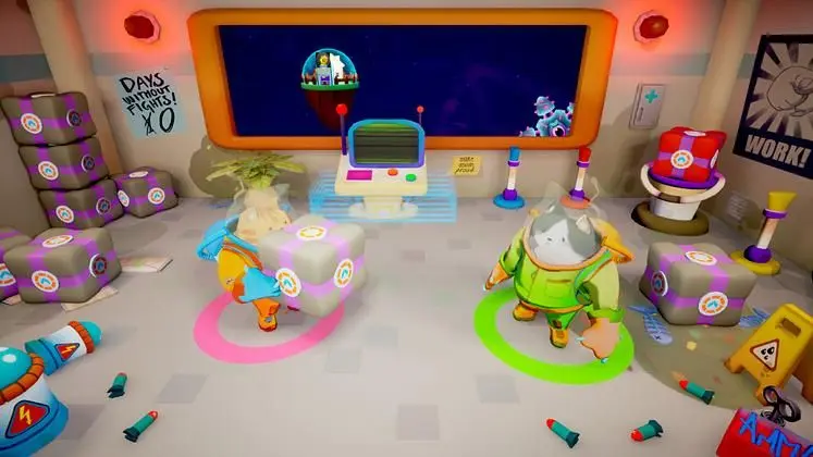 Hands-On Preview: Underpacked! Turns Players Into Space Cats Tasked With Delivering Packages and Defending Their Ship