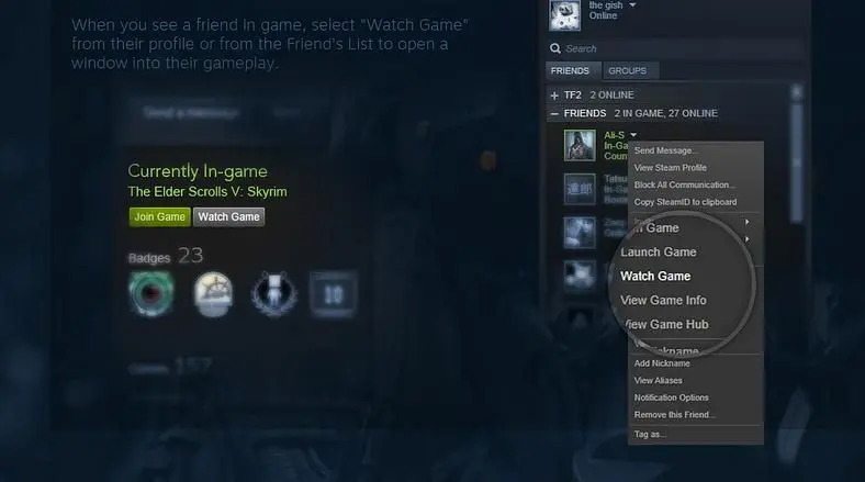 Latest non-beta Steam Client update features Steam Broadcasting