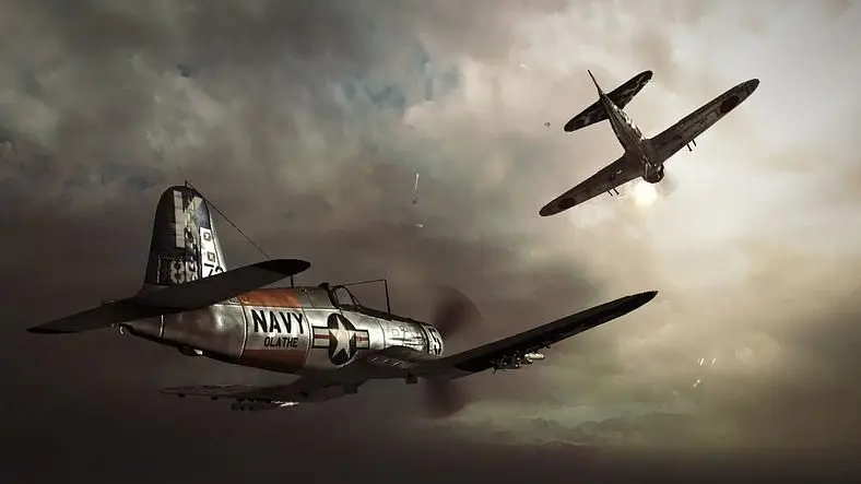 Alex Donaldson takes a look Damage Inc. Pacific Squadron WWII during E3 2012. 