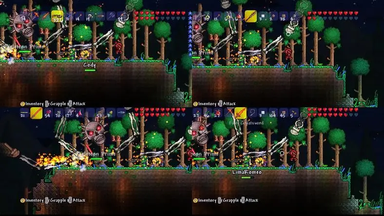 Multiplayer screens for Terraria revealed for PSN, XBLA version