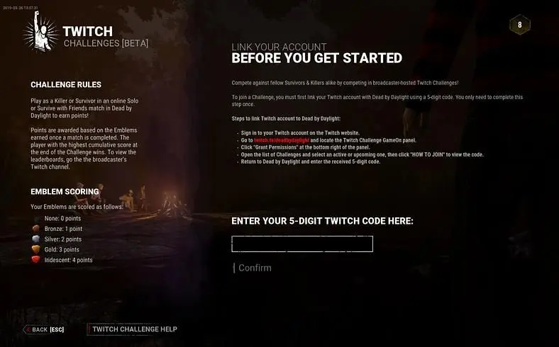 Dead by Daylight Twitch Challenge - How do the Twitch Challenges Work?