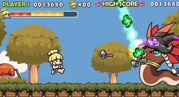 Wonder Boy Returns in Cutesy Anime Fashion