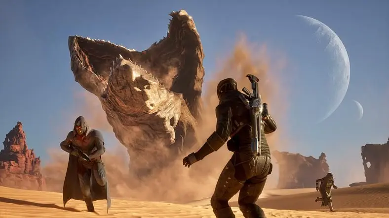 How many players are in a Dune Awakening server?
