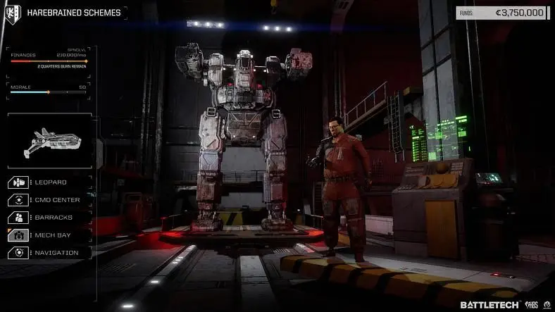 Firefly meets XCOM, with Mechs.