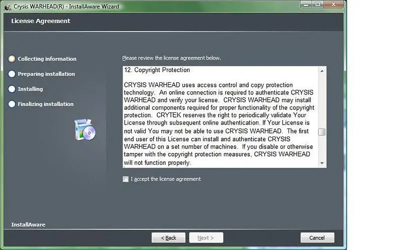 Crysis Warhead Contains Install Limits, Much Like Spore