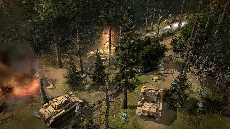 How the west was won - with the not very careful application of super-heavy tanks.
