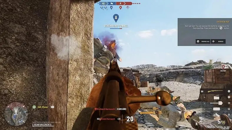 Front towards enemy