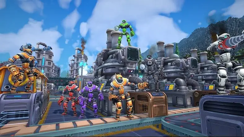 Foundry's procedurally-generated factory sim takes on Satisfactory and Factorio