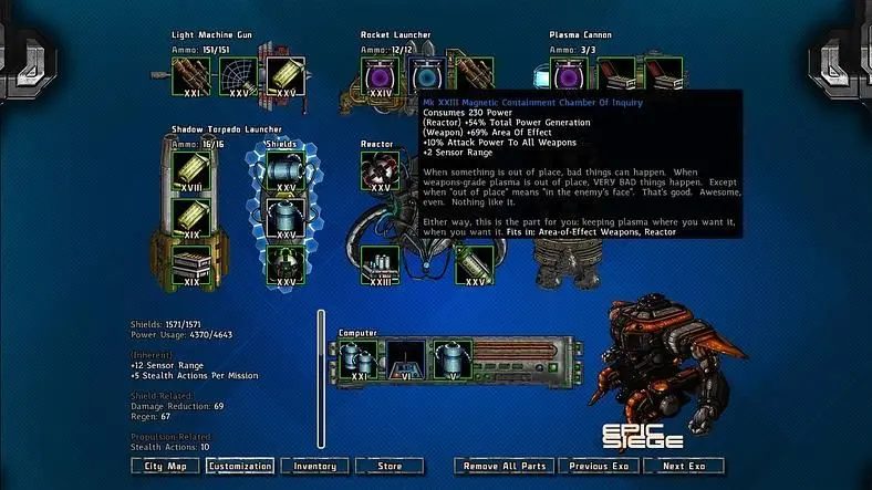 A futuristic-themed crisp, clinical and creative addition to the ever-growing indie stock of great modern roguelikes.