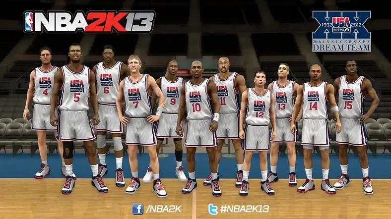 NBA 2K13 to feature 1992 and 2012 US Olympics basketball "Dream Teams"