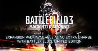 Battlefield 3's Back to Karkand DLC December 6th on PS3, Xbox 360 and PC later