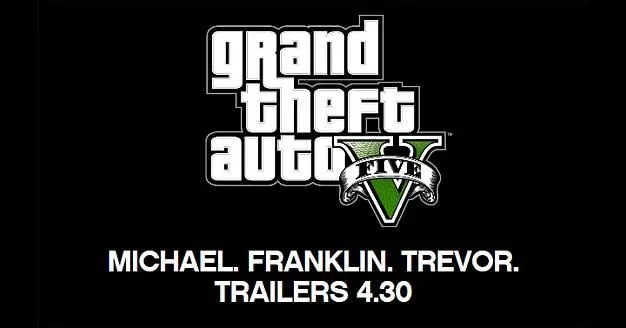 Rockstar tease April 30th for "Michael. Franklin. Trevor." GTA 5 trailers