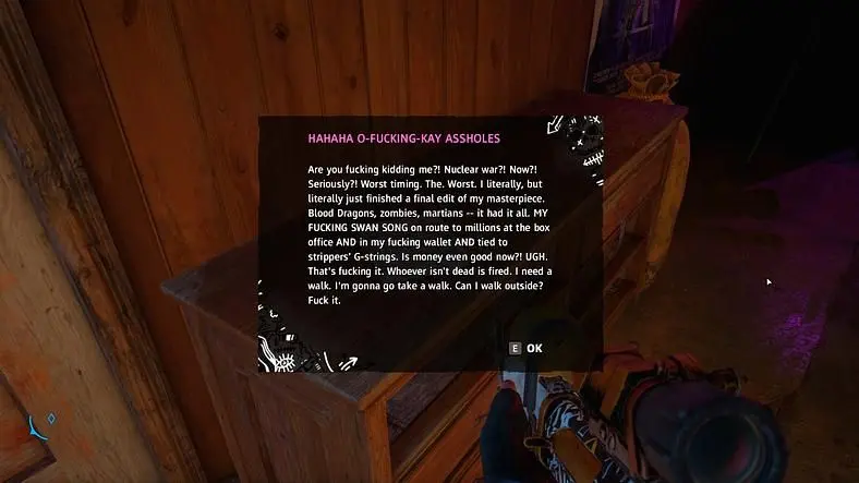 Far Cry New Dawn Blood Dragon Easter egg - Where is Planet Guy Marvel?