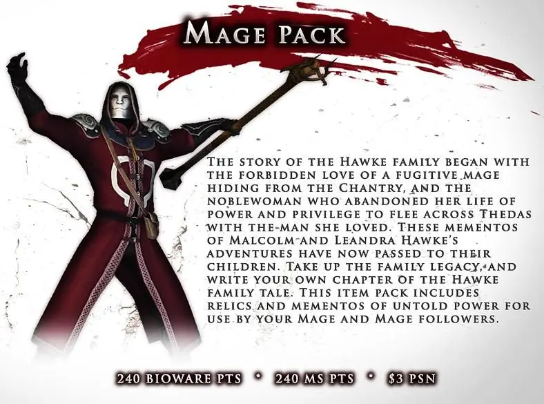 BioWare release Dragon Age II items pack DLC, bundle offered