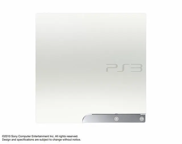 White PS3 slim for Japan, big HDDs