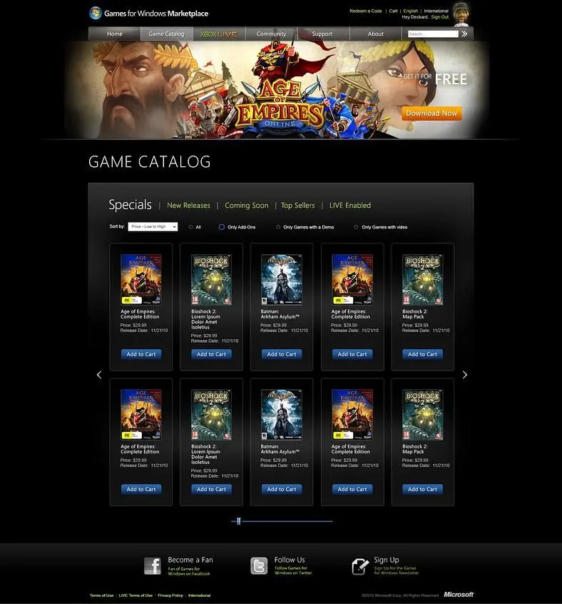 Strategy Informer Special (Part One): Games for Windows Live Marketplace