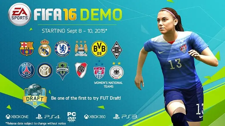 EA details all the content from next month's FIFA 16 demo