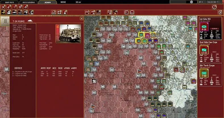 A bloody big game, about a big bloody war